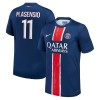 Virallinen Fanipaita Paris Saint-Germain Marco Asensio 11 Kotipelipaita 2024-25 - Miesten